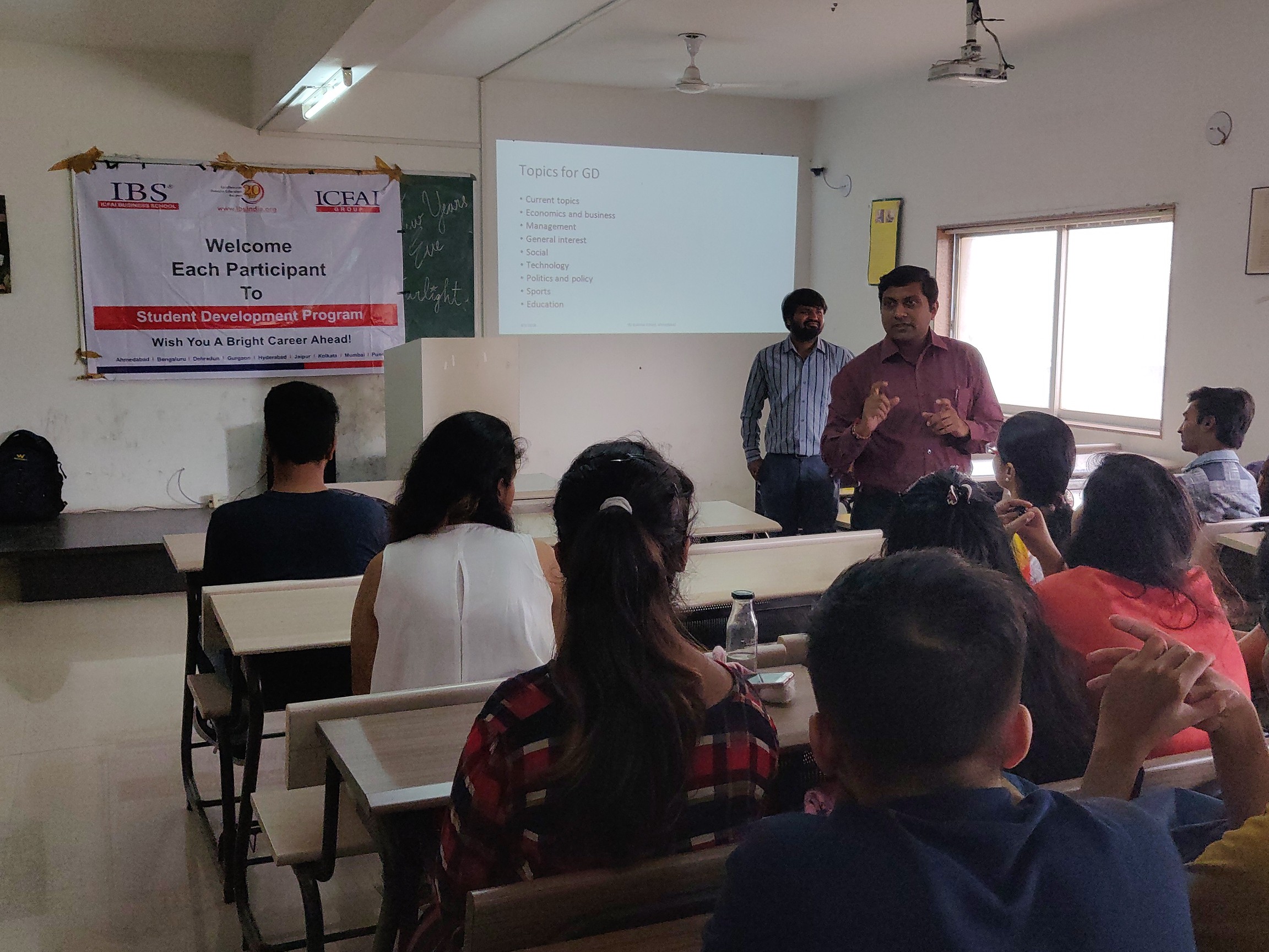 Seminar on GDPI by Prof. Pranav Gosalia from IBS (ICFAI Business School), Ahmedabad.