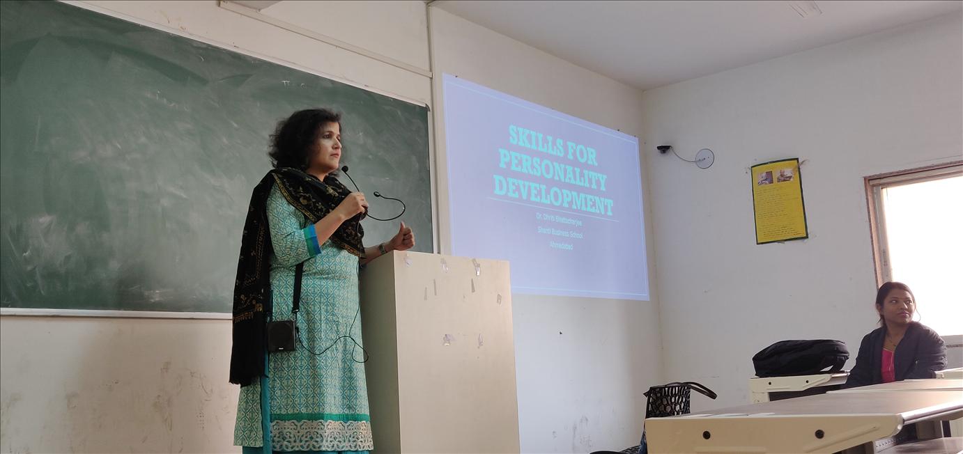 Seminar on Personality Development conducted by Dr. Dhriti Bhattacharjee
