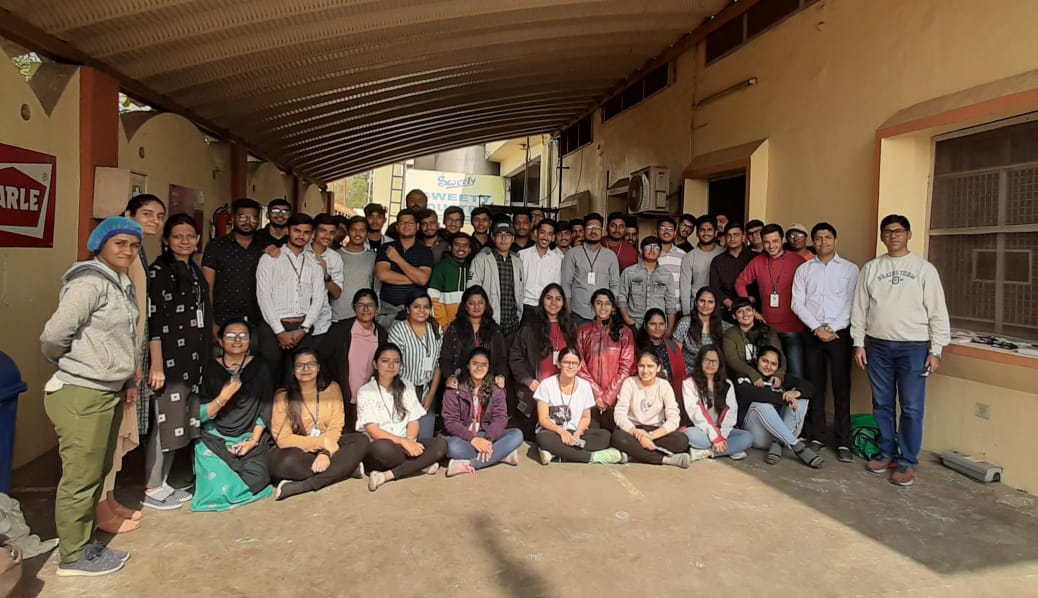 Industrial Visit to Amul & Parle Manufacturing Unit (Sweety Industries) by BCOM students.