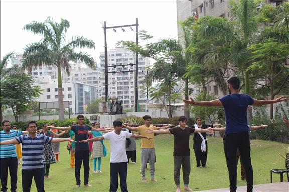 International Yoga Day celebrated at SDJ International College