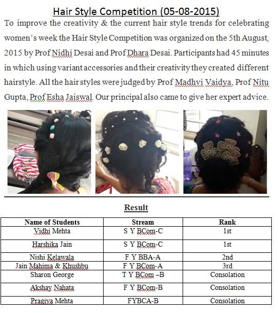 Aparajita - Hair Style Competition-2015