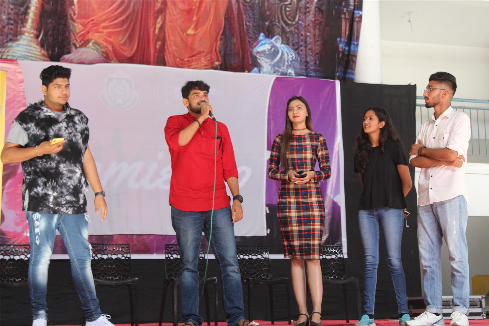 The promotion of the Gujarati movie “Teacher of the Year”