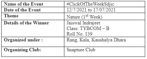 #ClickOfTheWeekSdjic”