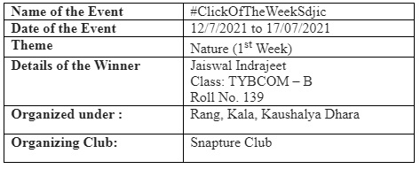 #ClickOfTheWeekSdjic”