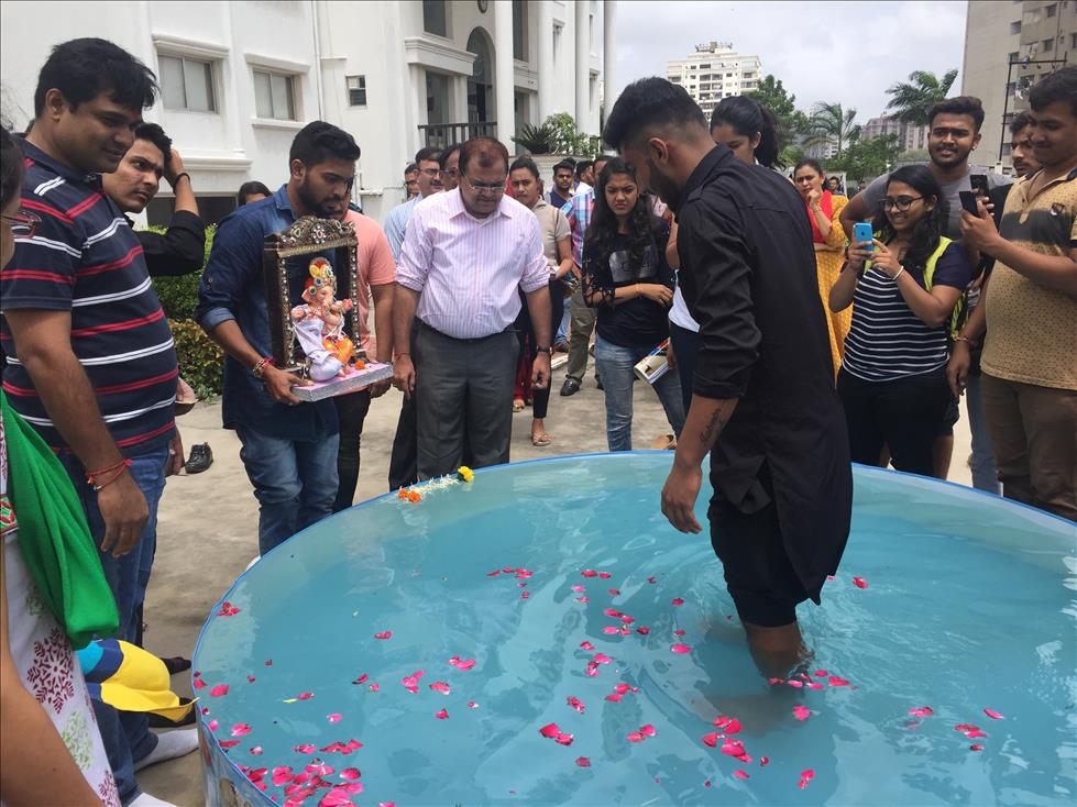 Eco-Friendly Ganpati Immersion (Visarjan)