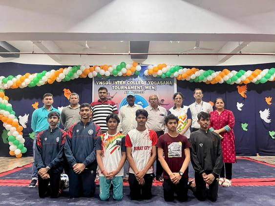 VNSGU Inter College Yogasana (Male) Tournament – 2022