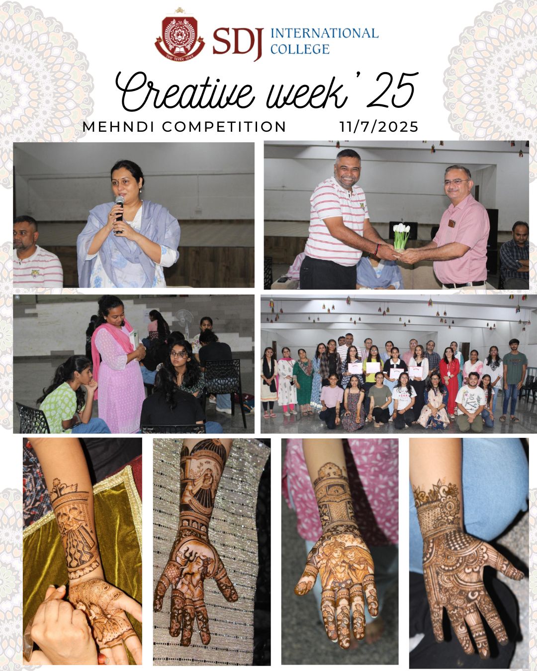 Creative Week’25 – Mehndi Competition