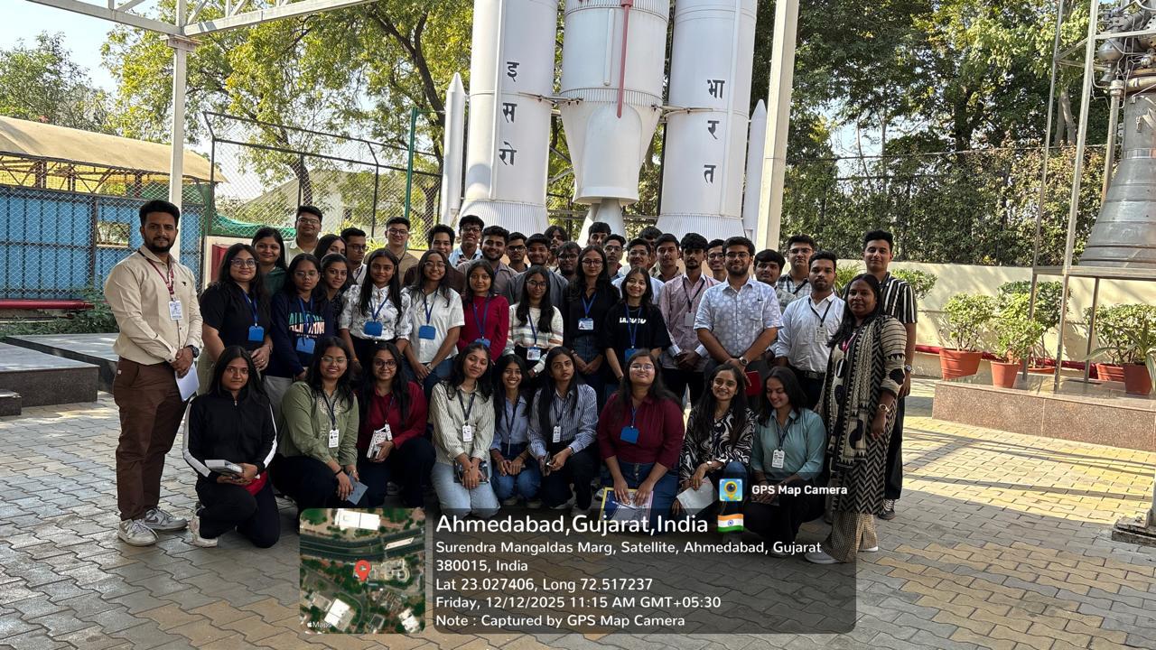 Academic Visit to ISRO Exhibition Center, Indroda Nature Park and Akshardham Temple, Gandhinagar