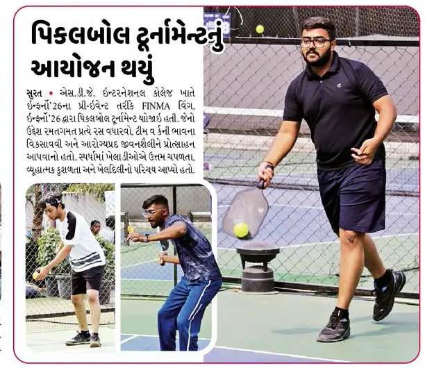 Pickleball Tournament under FINMA Wing of Inferno’26 Featured in City Bhaskar (22/02/2026)