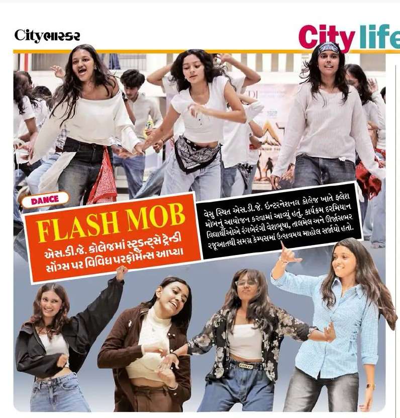 G.O.A.T 2026 Flash Mob Featured in City Bhaskar – Divya Bhaskar